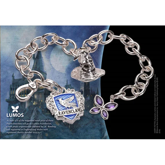 HARRY POTTER - Charm Bracelet - Lumos Ravenclaw