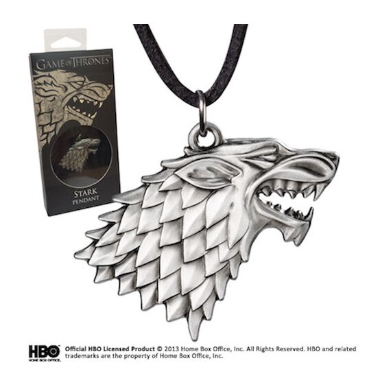 GAME OF THRONES - Stark Pendant - Metal Edition