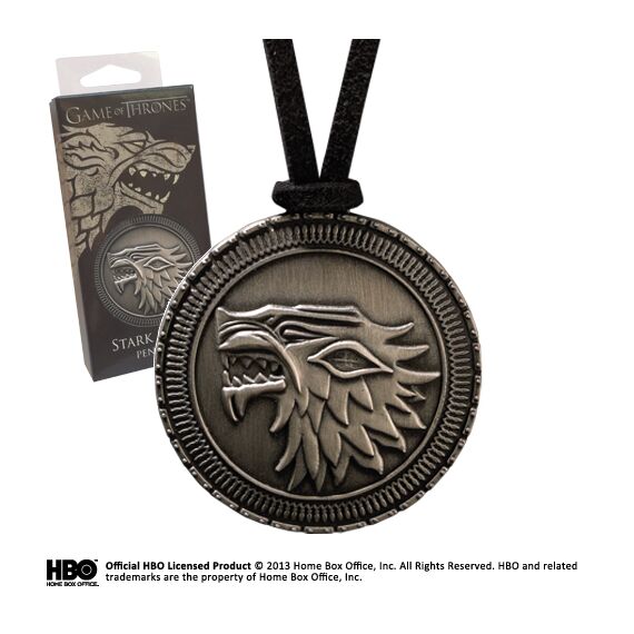 GAME OF THRONES - Stark Pendant - Shield Edition