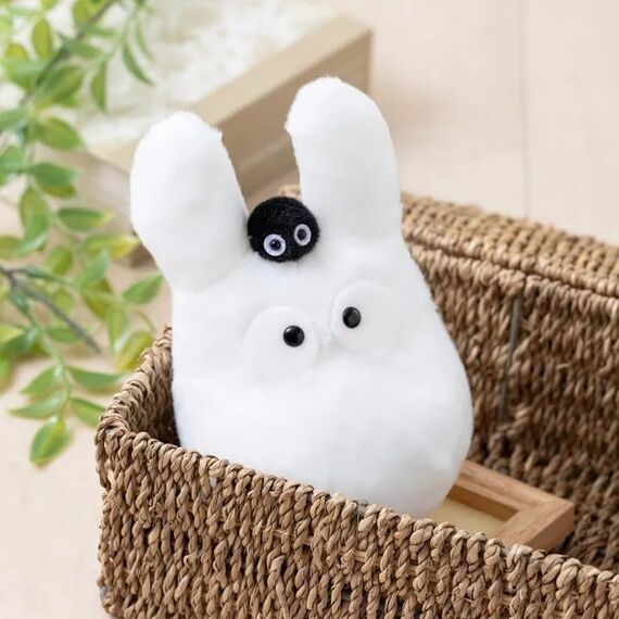 MY NEIGHBOR TOTORO - White Totoro - Beanbag Plush 13.5cm