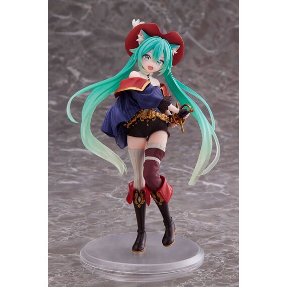 HATSUNE MIKU - Miku "Puss in Boots" - Statue Wonderland 18cm