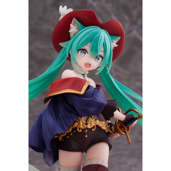 HATSUNE MIKU - Miku "Puss in Boots" - Statue Wonderland 18cm