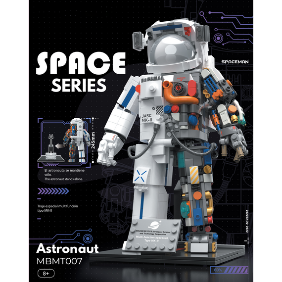 POP SERIES - Construction Kit - Astronaut - 900pc