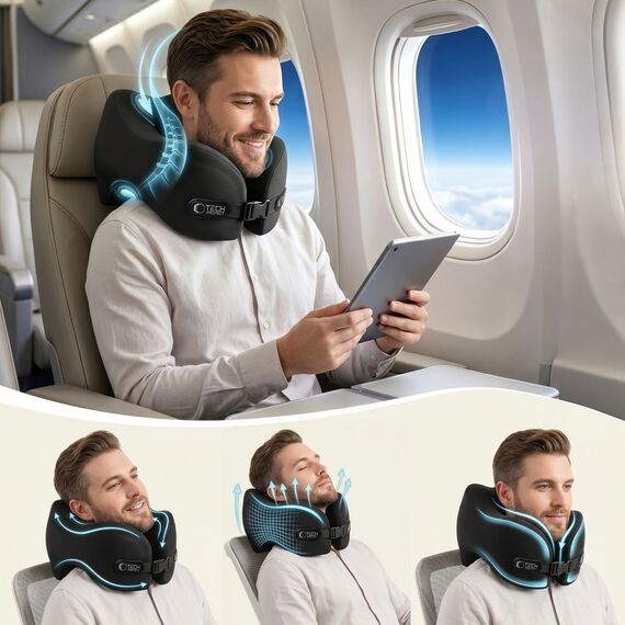 Poduszka podróżna Tech-Protect ComfortRest - czarna
