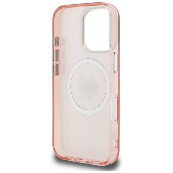 Karl Lagerfeld IML Choupette Head Logo MagSafe Case for iPhone 16 Pro - Pink