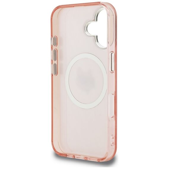 Karl Lagerfeld IML Choupette Head Logo MagSafe iPhone 16 Case - Pink