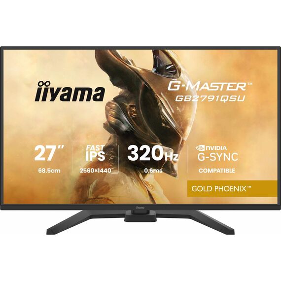 iiyama G-MASTER GB2791QSU-B1 computer monitor 68.6 cm (27") 2560 x 1440 pixels Wide Quad HD Black