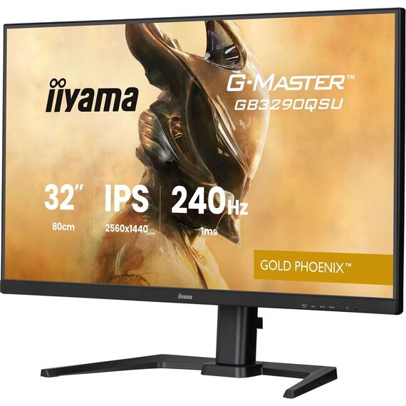 iiyama G-MASTER GB3290QSU-B1 computer monitor 80 cm (31.5") 2560 x 1440 pixels Quad HD LED Black