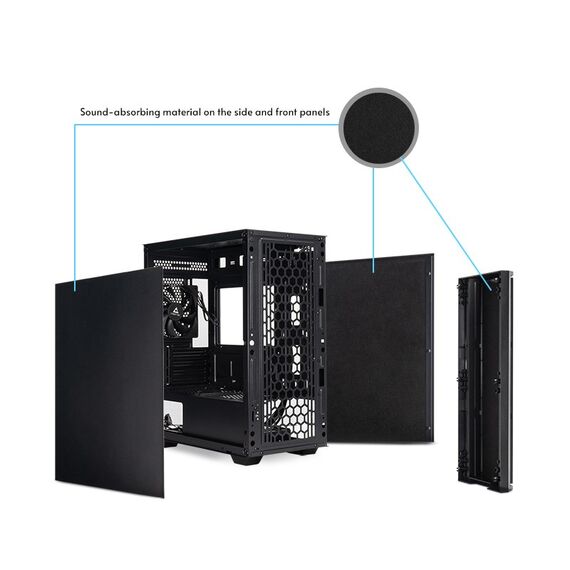 Chieftec AZ-01B-OP computer case Mini Tower Black