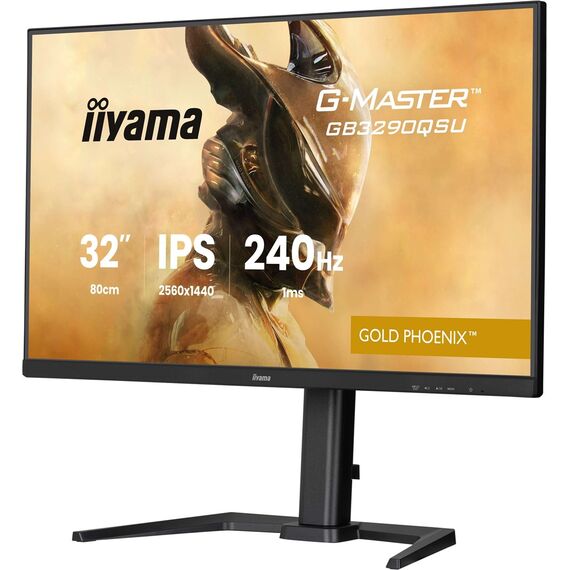 iiyama G-MASTER GB3290QSU-B1 computer monitor 80 cm (31.5") 2560 x 1440 pixels Quad HD LED Black