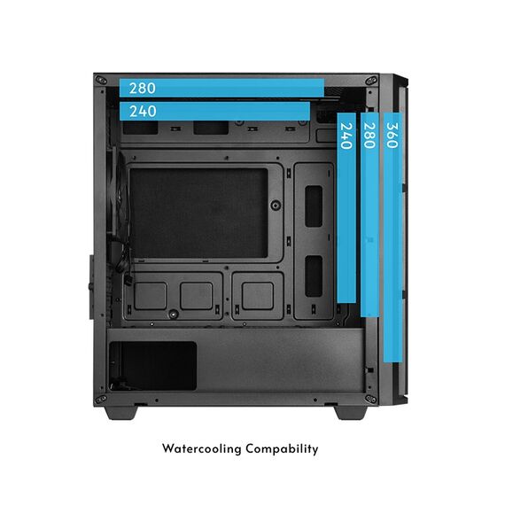 Chieftec AZ-01B-OP computer case Mini Tower Black