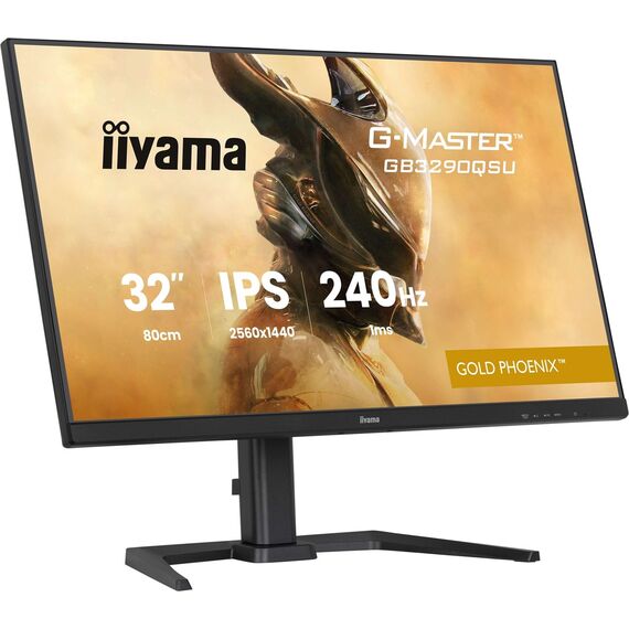 iiyama G-MASTER GB3290QSU-B1 computer monitor 80 cm (31.5") 2560 x 1440 pixels Quad HD LED Black