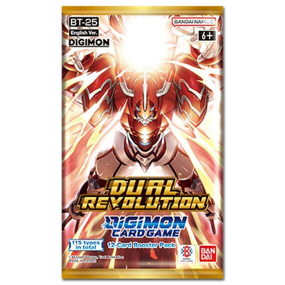 Digimon - CG BT25 Dual Revolution - Booster Pack (DIGI2844) / Toys