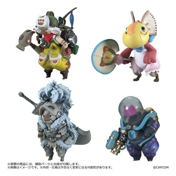 Monster Hunter Standard Model Plus Mini Figure Palico Collection Vol. 1 Blind Box Assortment (4)