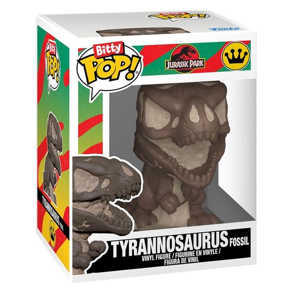 Jurassic Park Bitty POP! Vinyl Figure 2-Pack Tyrannosaurus Fossil & Dilophosaurus 2 cm