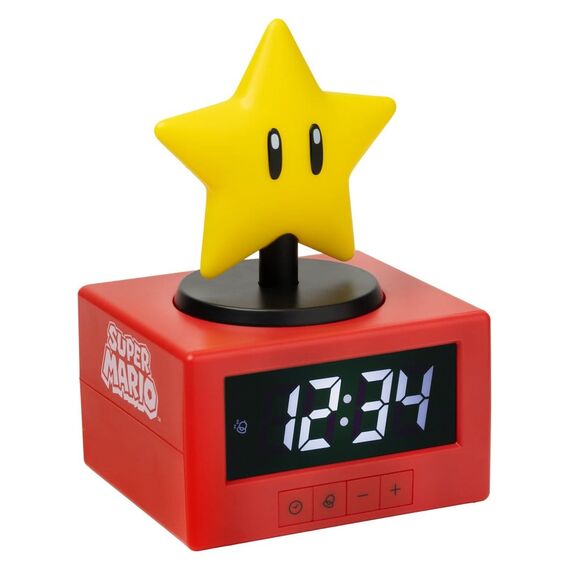 Super Mario Icon Alarm Clock Super Star 15 cm