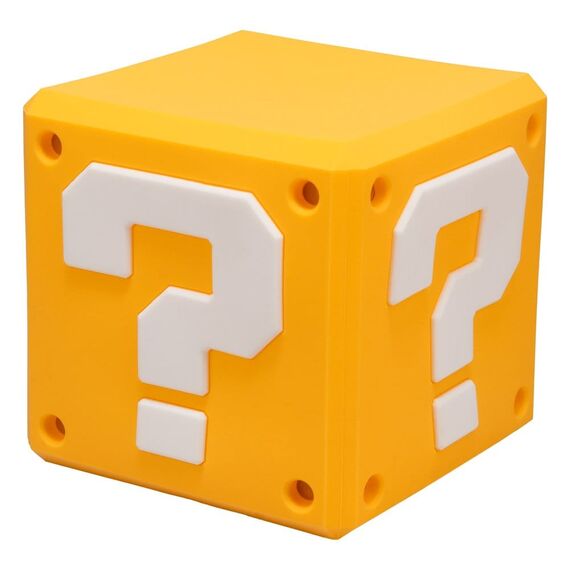 Super Mario SquishyGlo Silicon Light Question Block Rechargeable 13 cm