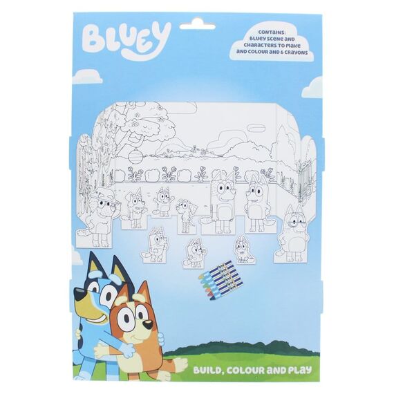 Bluey Colouring and Play World Set
