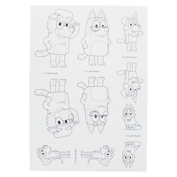 Bluey Colouring and Play World Set