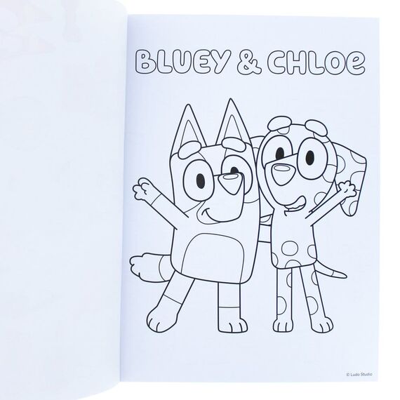 Bluey Colouring Book A4 & Sticker Set