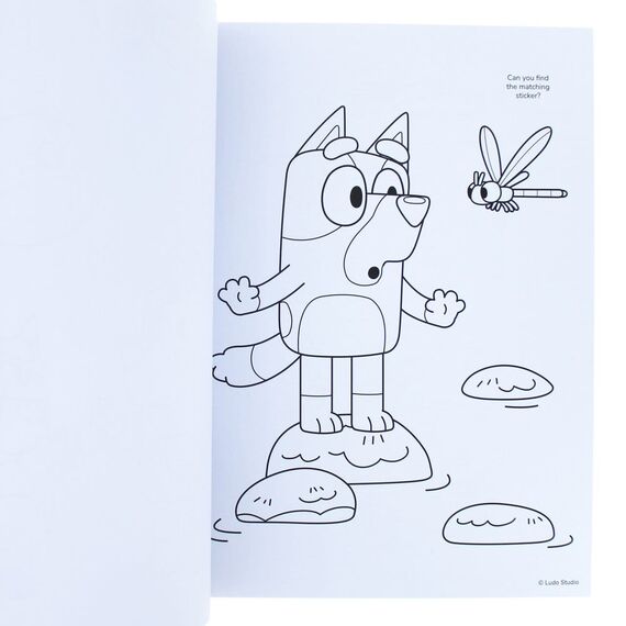 Bluey Colouring Book A4 & Sticker Set