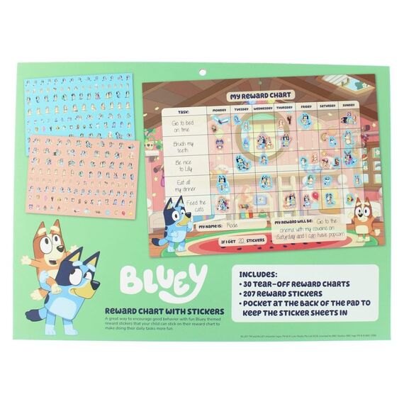 Bluey Reward Chart Set