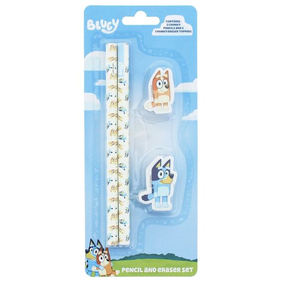 Bluey 4-Piece Stationery Set