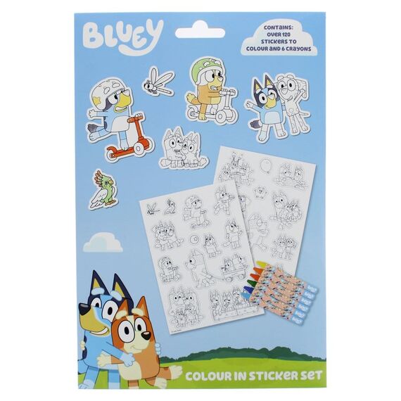 Bluey Sticker Colouring Set