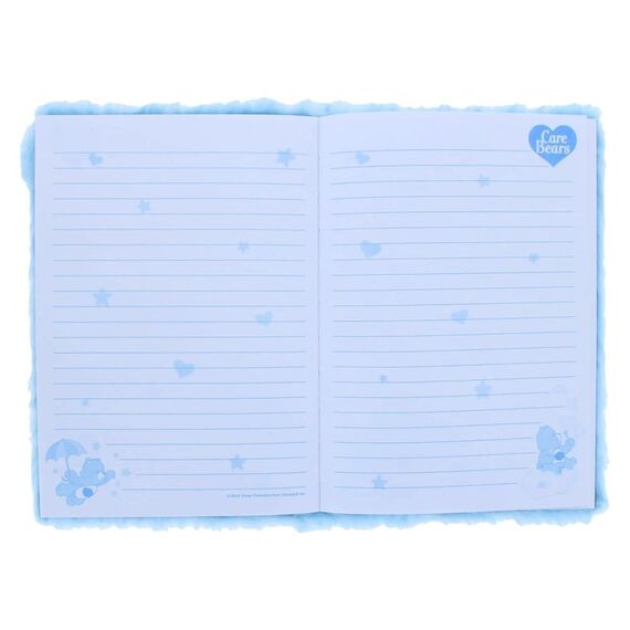 Care Bears Plush Notebook Blue