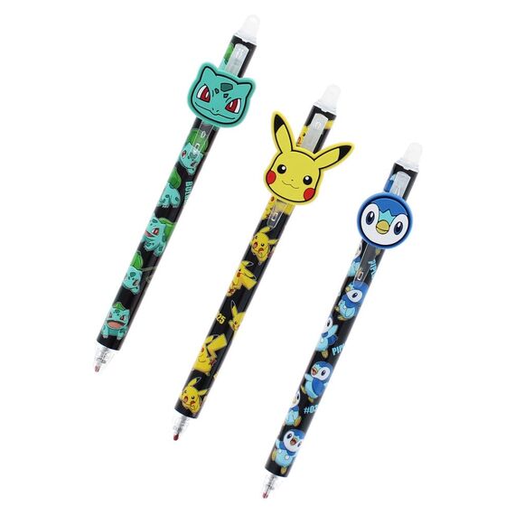 Pokémon Erasable Gel Pens 3-Pack