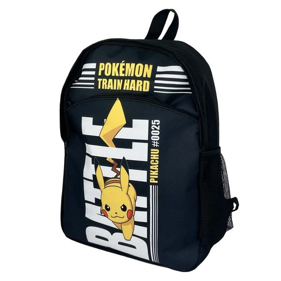 Pokémon Backpack Pokémon Train Hard Black