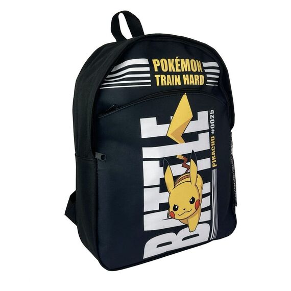 Pokémon Backpack Pokémon Train Hard Black