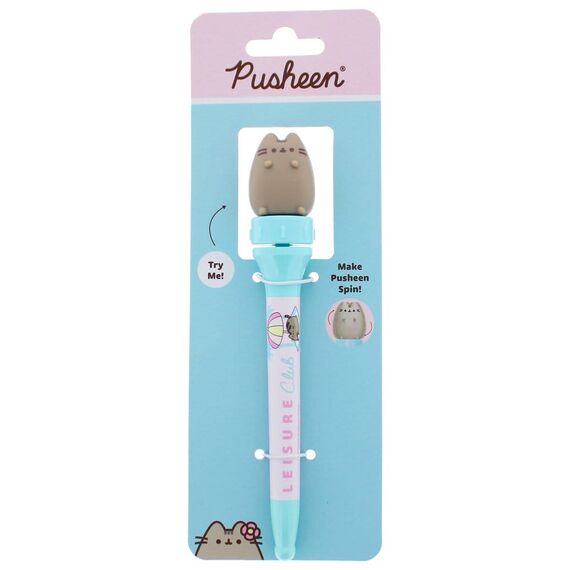 Pusheen Pen Spinny Leisure Club Blue