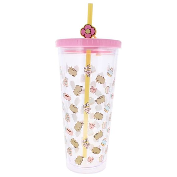 Pusheen Tumbler with Straw 700 ml