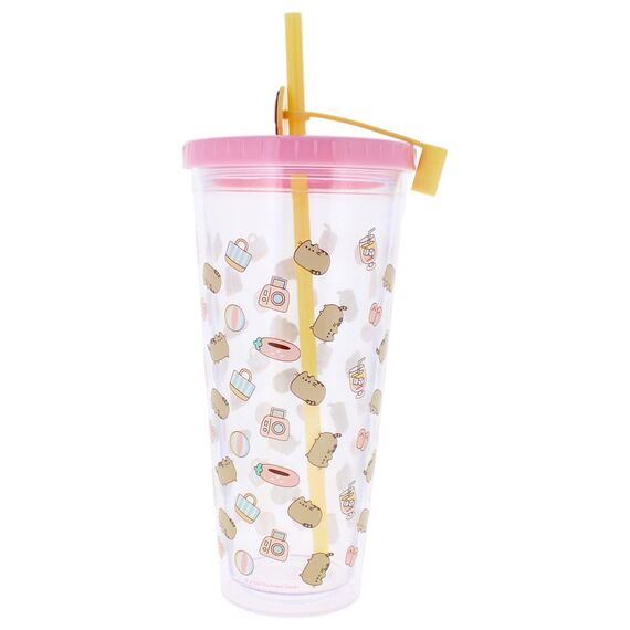 Pusheen Tumbler with Straw 700 ml