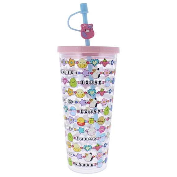 Squishmallows Tumbler with Straw Squish Squad 700 ml