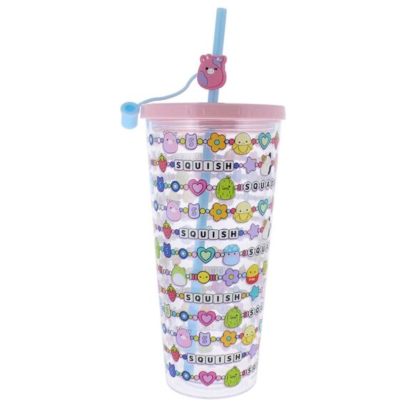 Squishmallows Tumbler with Straw Squish Squad 700 ml