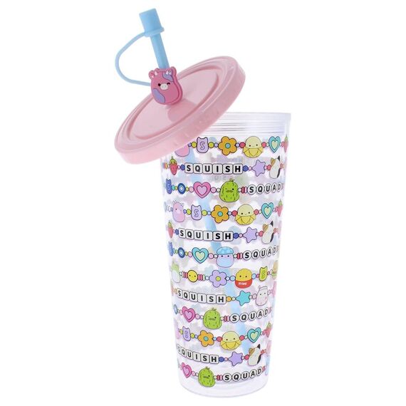 Squishmallows Tumbler with Straw Squish Squad 700 ml
