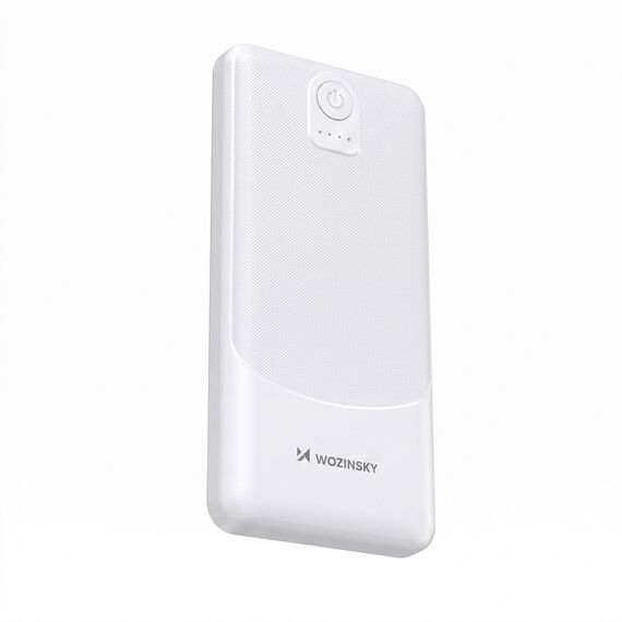 Powerbank Wozinsky Wpower WPBBK-3 10000 mAh 10W 2x USB-A 2A - white