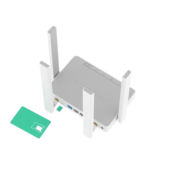 Keenetic Explorer 4G (KN-4910) AC1200 Mesh Wi-Fi 5 4G Modem Router with a 4-Port Smart Switch
