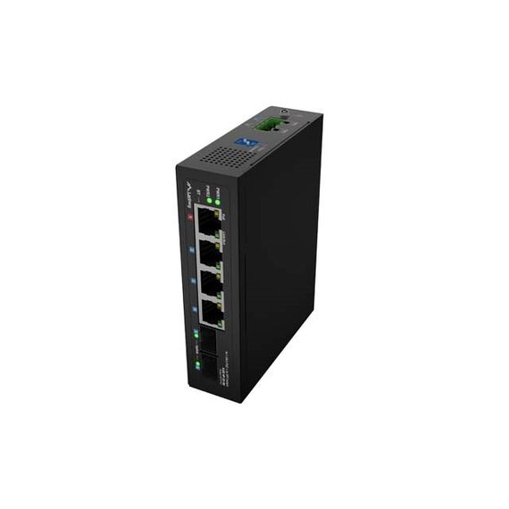 LANBERG ILGE-4P-2S-90 LIGHT INDUSTRIAL POE SWITCH 1XBT 3XAT 2XSFP DIN GIGABIT ETHERNET
