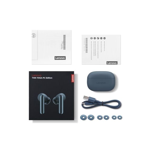 Lenovo TWS Yoga PC Edition Headset True Wireless Stereo (TWS) In-ear Calls/Music Bluetooth Teal