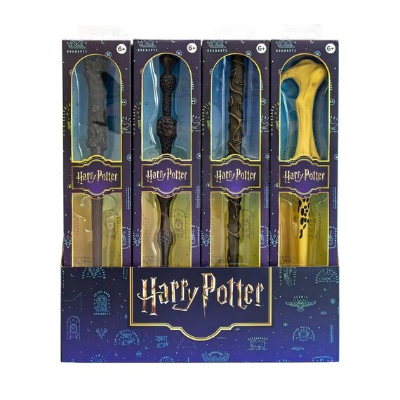 HARRY POTTER - 12 Role Play Wand Display
