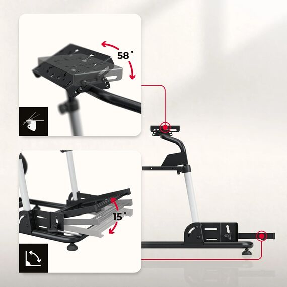 Huzaro Speed 5.5 gaming stand for racing games