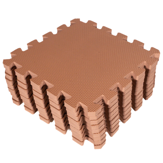BabyDan - Mocca Playmat - Brown - 90 x 90 cm / Baby and Children