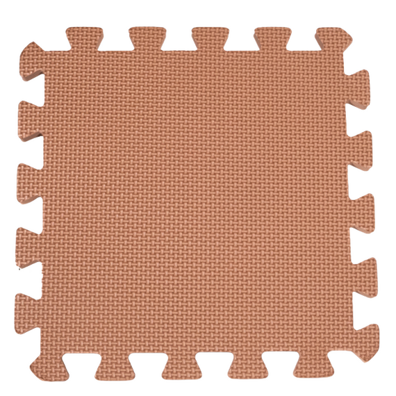 BabyDan - Mocca Playmat - Brown - 90 x 90 cm / Baby and Children