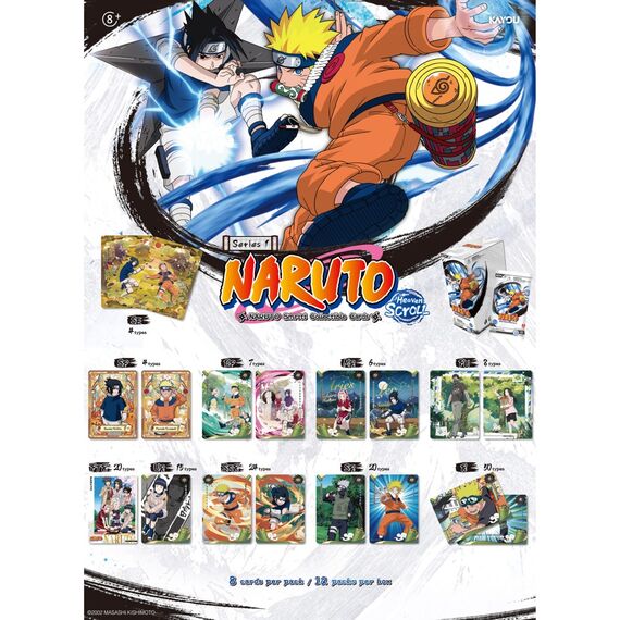Kayou - Naruto Smriti Heaven Scroll Cards (KAYNRTSHS001B) / Toys