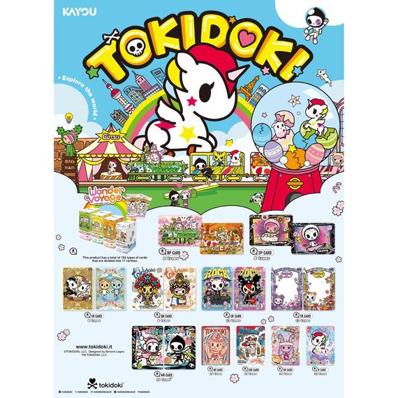 Kayou - Tokidoki Wonder Voyage Roaming Cards (KAYTKDKWVR001B) / Toys