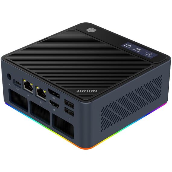 Qoobe U155H Mini PC with Core Ultra 7 155H/16GB/512GB SSD/Windows 11 Pro, black (branded as Morefine)