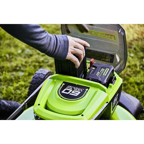 Cordless Lawnmower with Drive  60V 4Ah 51 cm Greenworks GD60LM51SPK4 - 2514307UB